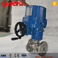 High performance motorized flanged type ball valve explosion proof valve